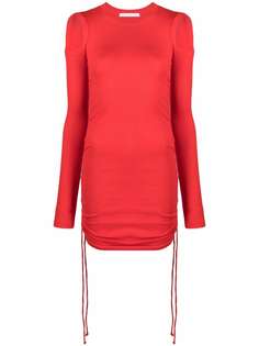Helmut Lang короткое платье с вырезами