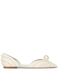 Jimmy Choo декорированные балетки Sabine