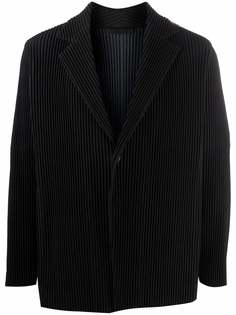 Homme Plissé Issey Miyake плиссированный однобортный пиджак