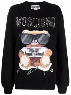 Moschino толстовка с принтом Teddy Bear