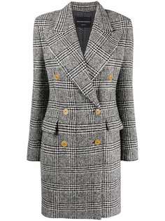 Ermanno Scervino двубортное пальто в клетку Prince of Wales
