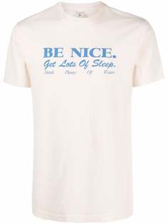 Sporty & Rich футболка с надписью Be Nice