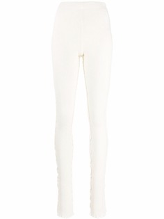 MM6 Maison Margiela расклешенные брюки кроя слим