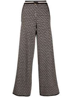 Balmain брюки палаццо с кулиской