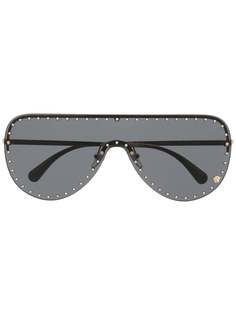 Versace Eyewear солнцезащитные очки-авиаторы с заклепками