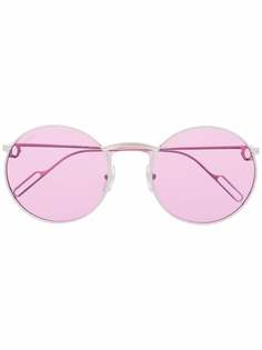 Cartier Eyewear солнцезащитные очки C de Cartier в круглой оправе