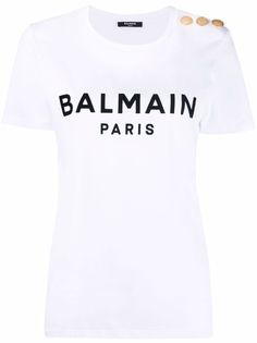 Balmain футболка с логотипом