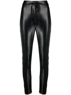 Stella McCartney брюки скинни из искусственной кожи
