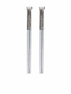 MM6 Maison Margiela серьги с бахромой