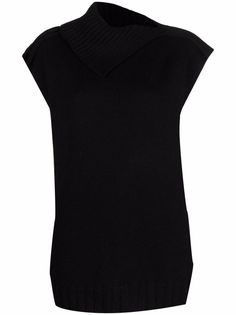 MM6 Maison Margiela трикотажный топ асимметричного кроя