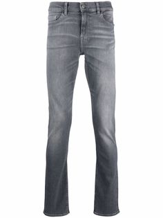 7 For All Mankind прямые джинсы средней посадки