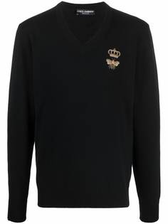 Dolce & Gabbana джемпер с вышивкой
