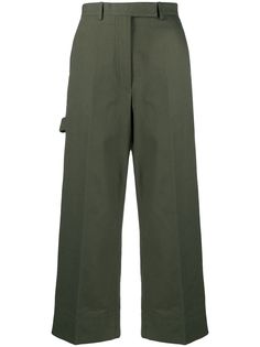 Thom Browne укороченные брюки в стиле милитари