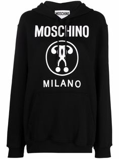 Moschino худи с принтом Double Question Mark