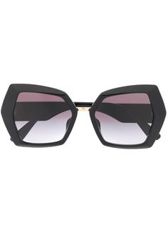 Dolce & Gabbana Eyewear солнцезащитные очки в массивной квадратной оправе
