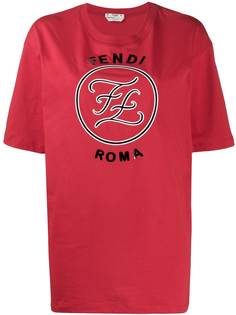 Fendi футболка Karligraphy с короткими рукавами