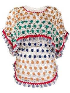 Isabel Marant топ Delma в технике кроше