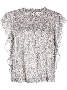 Isabel Marant Étoile блузка Layona с цветочным принтом