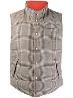 Brunello Cucinelli жилет в клетку
