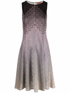 Missoni платье с узором зигзаг