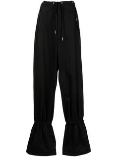 Dion Lee зауженные брюки с завязками