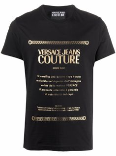 Versace Jeans Couture футболка с логотипом