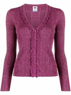 M Missoni кардиган с оборками и блестками