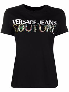 Versace Jeans Couture футболка с логотипом