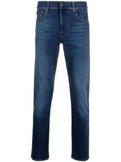 7 For All Mankind прямые джинсы средней посадки
