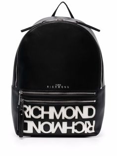 John Richmond рюкзак на молнии с логотипом