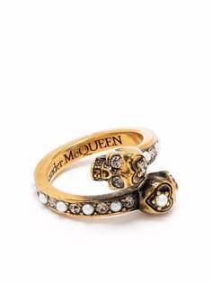 Alexander McQueen кольцо с декором Skull