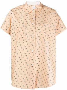 PAUL SMITH рубашка с короткими рукавами и цветочным принтом