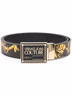Versace Jeans Couture ремень с принтом Baroque