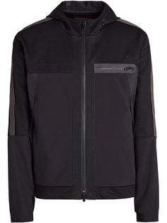 Z Zegna куртка из джерси с капюшоном
