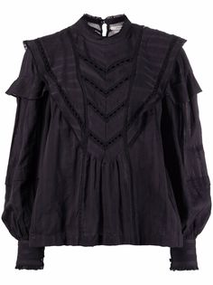 Isabel Marant Étoile блузка с английской вышивкой