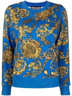 Versace Jeans Couture толстовка с принтом Barocco