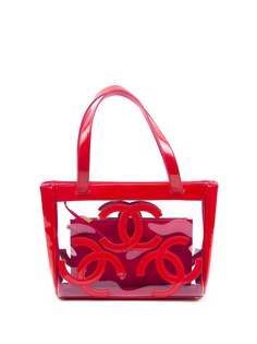 Chanel Pre-Owned сумка-тоут 2000-х годов с логотипом CC