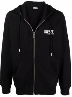 Diesel худи на молнии с логотипом