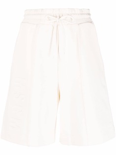 MSGM шорты с тисненым логотипом