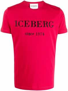 Iceberg футболка с вышитым логотипом
