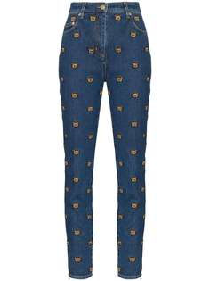 Moschino джинсы скинни Teddy Bear