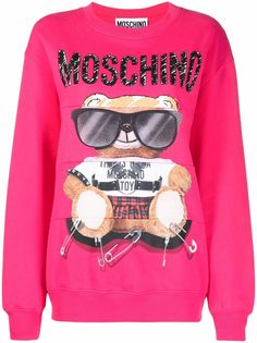 Moschino толстовка Teddy Bear с логотипом