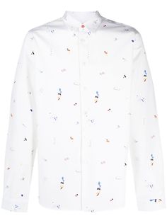 PS Paul Smith рубашка с абстрактным принтом