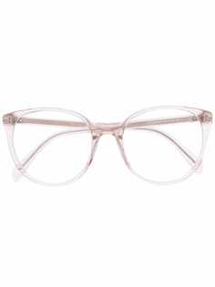 Celine Eyewear очки в прозрачной оправе с блестками