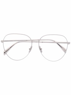 Celine Eyewear очки в круглой оправе с тисненым логотипом