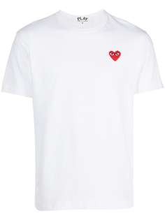 Comme Des Garçons Play футболка с логотипом