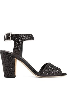 Giuseppe Zanotti босоножки Emmanuelle 80 с блестками