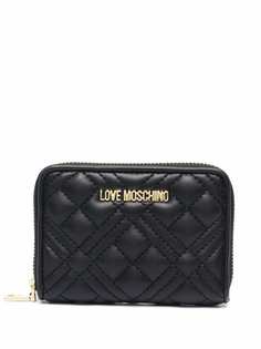 Love Moschino стеганый кошелек из искусственной кожи