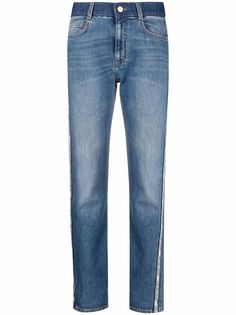 Stella McCartney джинсы прямого кроя с логотипом