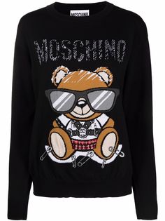 Moschino джемпер Teddy Bear с логотипом
